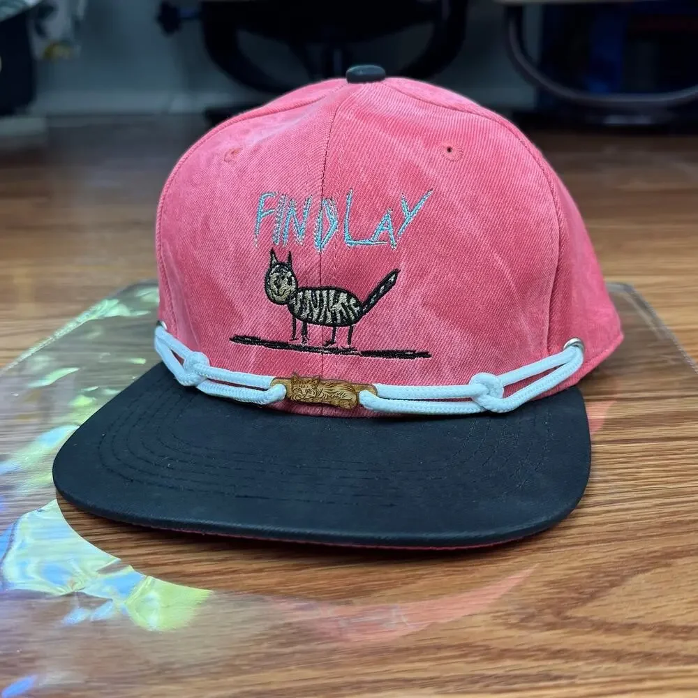Findlay Retail Exclusive Cat Snapback Hat with Cat Wood Clip
